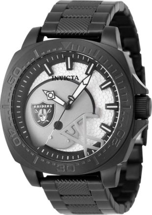 Invicta NFL Las Vegas Raiders Quartz Grey Dial Mens Watch 47869