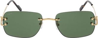 Cartier Zonnebril - unisex - Zonnebrillen - Geel - ONE Size - Accessoires