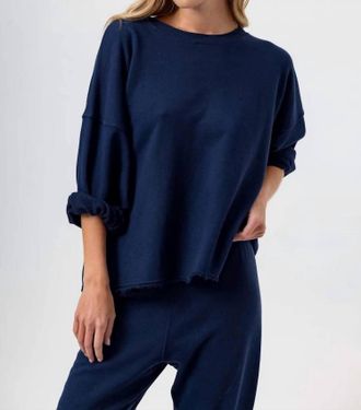 Sundays Romy Essential Pullover In Navy
