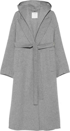 Sportmax Hooded Belted Coat