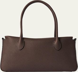 The Row Pebbled Leather Top Handle Bag