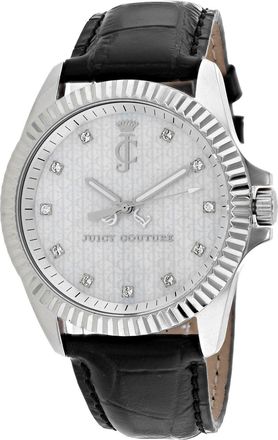 Juicy Couture Womens Stella White Round 40mm