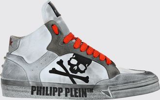 Philipp Plein Sneakers alte Skull in pelle e suede con effetto usurato