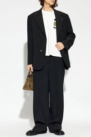 Maison Margiela T-shirt With Patches, Mens, White