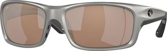Costa 6S9106 Jose Pro Polarized 910608 Mens Sunglasses Silver Size 62
