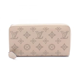 Louis Vuitton Beige Mahina Leather Leather Long Wallet (Bi-Fold) (Pre-Owned)