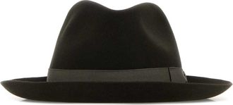 Borsalino Bottle Green Velour Hat