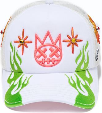 Cult of Individuality MESH BACK TRUCKER HAT SUNNY DAZE SPIDER