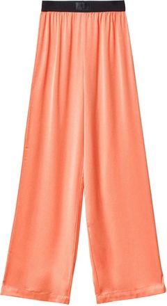 Gaëlle Paris Broeken, Dames, Oranje, S, Katoen, Oranje Broek Stijlvol en Elegant