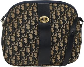 Dior Pre-owned Vintage Trotter Canvas Schoudertas - Dames - Vintage Schoudertas - Veelkleurig - ONE Size - Leer - Vintage