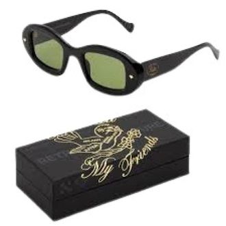 Retro Superfuture Sunglasses, unisex, Black, Size: ONE SIZE Tutto Sunglasses