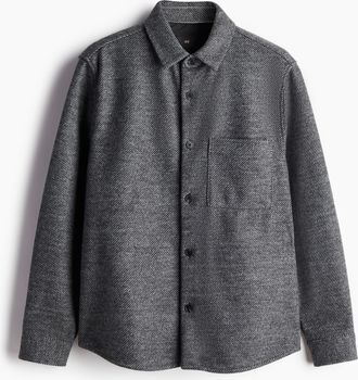 H&M Overshirt in Regular Fit - Grau