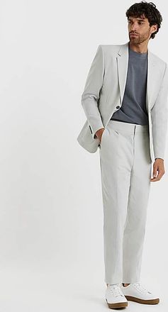 Folio Linen Flat Tapered Trouser