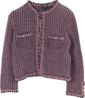 Chanel Cardigan in tweed 1986-1988 - Rosa