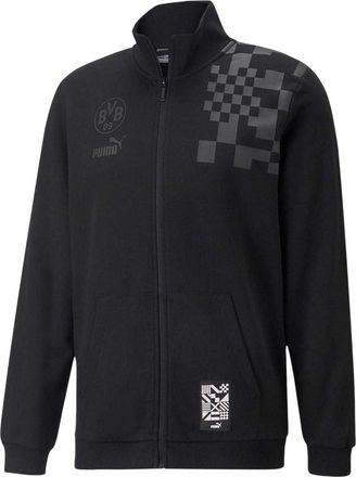 Puma Heren Ftblculture Borussia Dortmund Trainingsjack (Zwart)