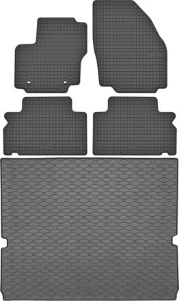 OEM Juego De Alfombrillas De Goma Para Coche Y Maletero Para Ford Galaxy Ii / S-max Minivan (2006-2010)