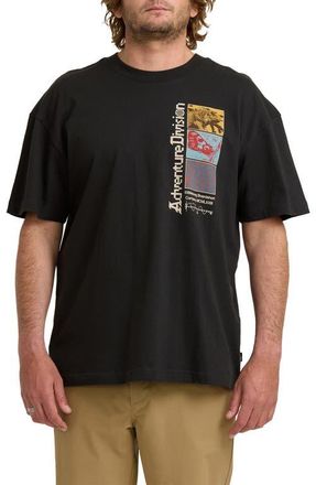 Billabong Evolve Adventure Division Organic Cotton Graphic T-Shirt in Washed Black at Nordstrom, Size Large