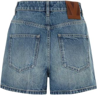 Valentino Garavani Denim Shorts - Blue