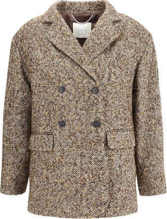 True Royal Vittoria Jacket In Tweed