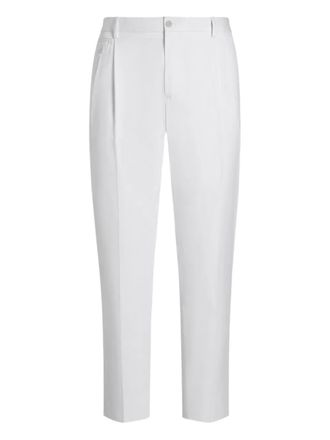Dolce & Gabbana dart-detail tailored trousers - White