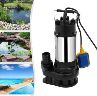 OEM Bomba Sumergible, Interruptor De Flotador Autom&aacute;tico, Alto Caudal, Color Negro