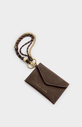 Katie Loxton Cord Purse in Bitter Chocolate Suedette at Nordstrom