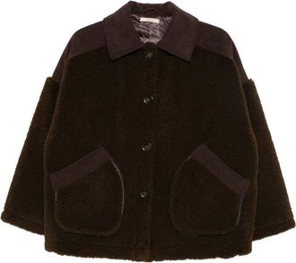 Sessun Corduroy-trimmed Shearling Jacket