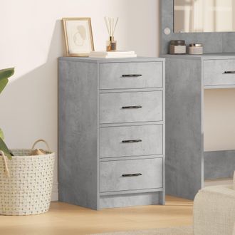 Berkfield Home Sideboard Concrete Grey 40x41x75 cm Engineered Wood | Size: 40 x 41 x 75 cm
