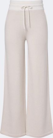 Eleventy Chevron cashmere flared pants
