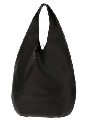 A.P.C. Womens Le Neige Shoulder Bag Black Leather