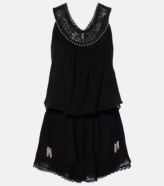 Isabel Marant Mono Nilany de seda con cuentas