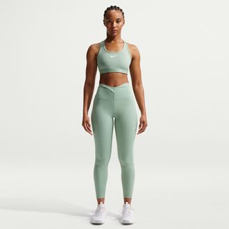 Nike Womens One High-Waisted 7/8 Leggings in Green | IB9131-006
