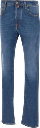 Jacob Cohen Jeans con design a cinque tasche - Blu