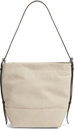 Christophe Lemaire Small Belted Canvas Tote in Dark Linen at Nordstrom