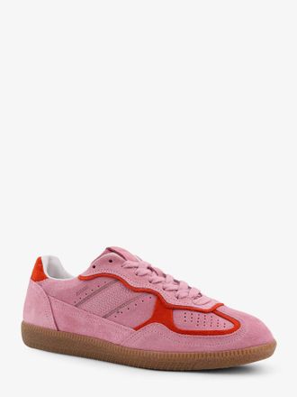 Alohas Womens Rife Suede Sneakers Pink Trainers