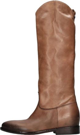 Russell & Bromley Reintan Laarzen - Dames - Hoge Laarzen - Bruin - 38 EU - Leer - Schoenen