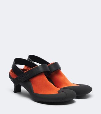 Loewe Dive Slingback suede pumps