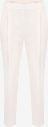 Akris Verk&uuml;rzte Bundfaltenhose aus Wolltwill Fiola