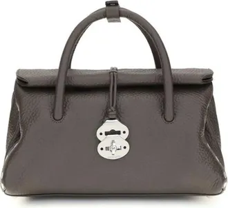 Zanellato Borsa Postina Daily in Pelle con Manico Superiore - - Bags - Donna - Marrone - ONE SIZE