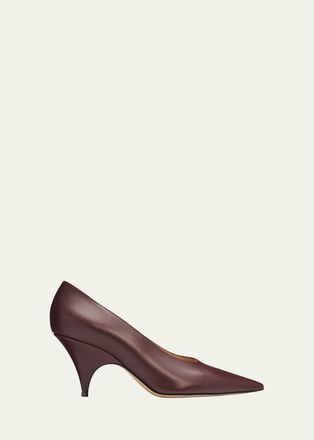 Gianvito Rossi 70mm Leather Pointed-Toe Pumps