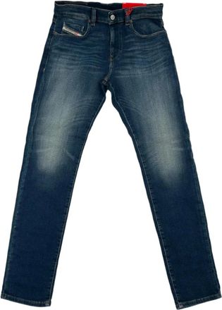 Diesel Jeans, Heren, Blauw, W32, Katoen, Slim 2060 D-Strukt Joggjeans