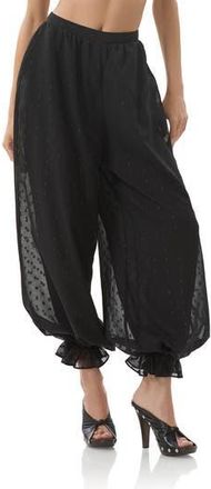 AFRM James Clip Dot Pants in Noir at Nordstrom Rack, Size Medium