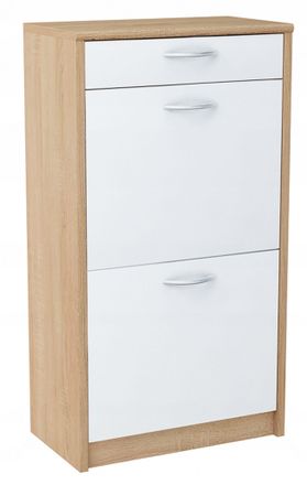 OEM Zapatero 2d1s White-sonoma Con Caj&oacute;n