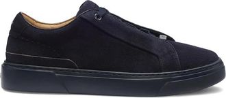 HUGO BOSS Gary Sneakers - Heren - Sneakers - Blauw - 44 EU - Leer - Schoenen