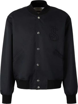 Jil Sander Bomberjack - Heren - Bomber jackets - Zwart - XL - Jassen
