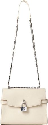 Ga&euml;lle Paris Beige Glad Eco-leer Slot Schoudertas - Dames - Schoudertassen - Beige - ONE Size - Leer - Tassen
