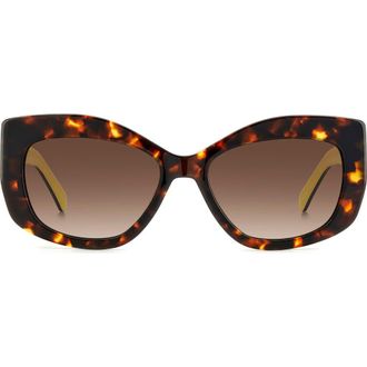 Kate Spade New York 54mm frida square frame sunglasses in Havana at Nordstrom Rack