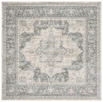 Safavieh Alfombra crema/gris 152 x 152 cm