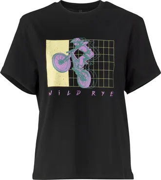 Wild Rye Womens Graphic T-Shirt Black XXL