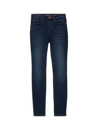 Tom Tailor Skinny-fit-Jeans TOM TAILOR, Damen, Gr. 26, L&auml;nge 32, grau (schwarz, stone, washed), Denim/Jeans, Obermaterial: 42% Baumwolle, 34% Polyester, 22% Visk
